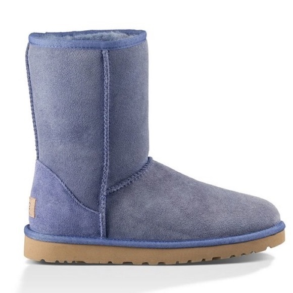 UGG Shoes - Women’s short UGG boots pajama blue size 8